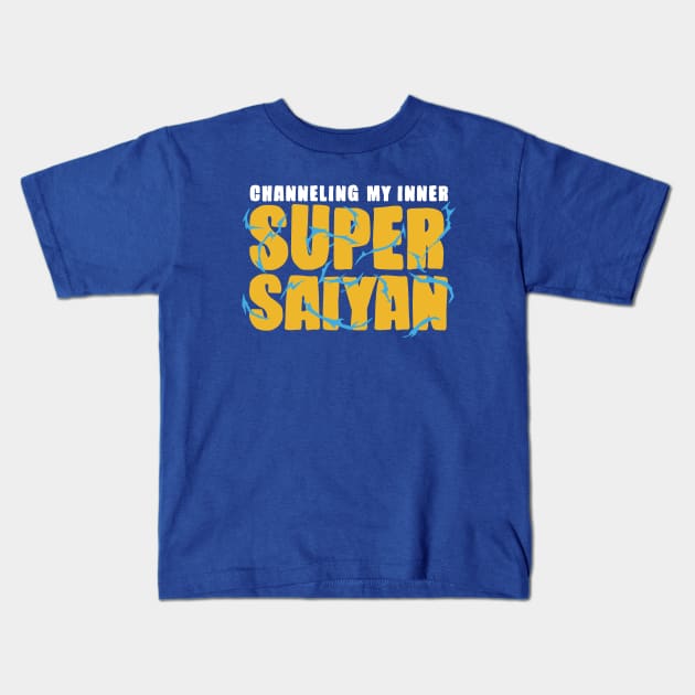 Inner Super Saiyan Kids T-Shirt by J31Designs